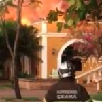 Parque de ecoturismo é atingido por incêndio, em Aquiraz