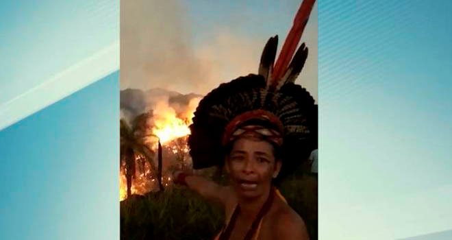 Incêndio atinge reserva indígena afetada por desastre da Vale