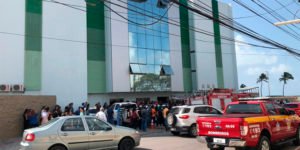 Princípio de incêndio provoca evacuação da sede da Secretaria de Saúde de Maceió