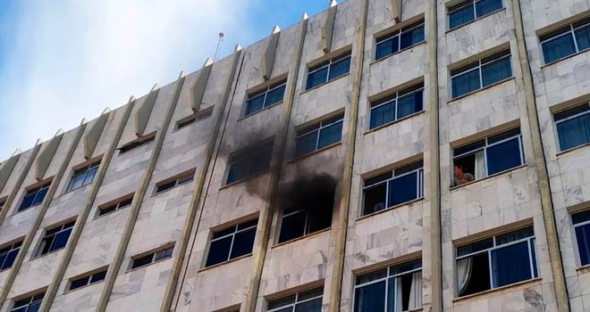 Princípio de incêndio em hotel assusta jogadores do Moto em Imperatriz-MA
