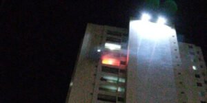 Fogo atinge apartamento do 17º andar de prédio em Sobral