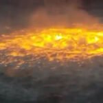 Vazamento de gás em oleoduto provoca fogo no mar do Golfo do México; veja vídeo